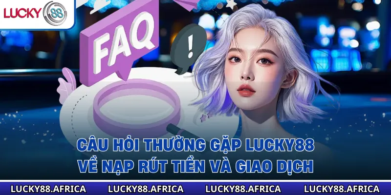 Câu hỏi thường gặp lucky88 về nạp rút tiền và giao dịch