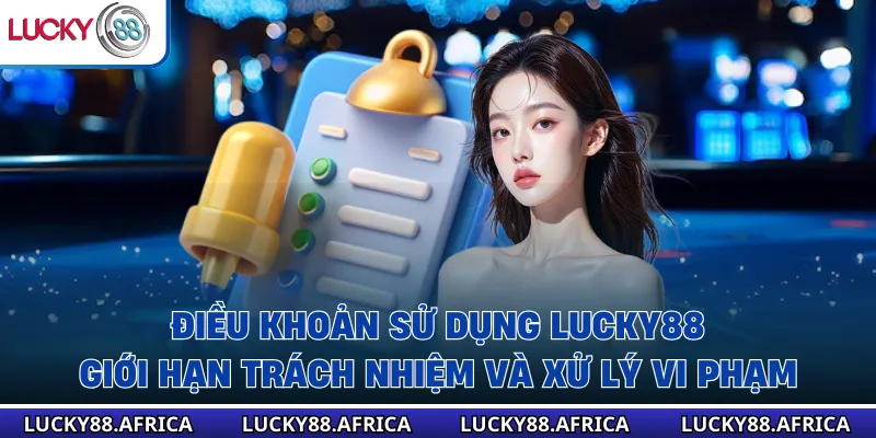 Điều khoản sử dụng lucky88 - Giới hạn trách nhiệm và xử lý vi phạm